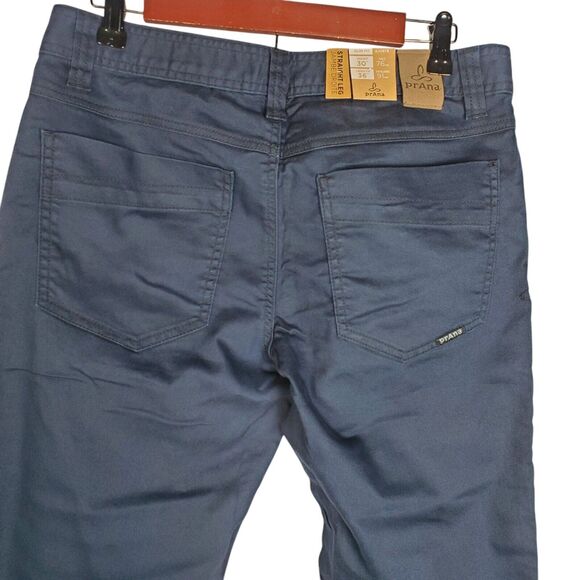 Prana Bridger Jean Mens 30x36 Blue Slim Fit Straight Leg Stretch Denim 5 Pocket - Picture 5 of 11